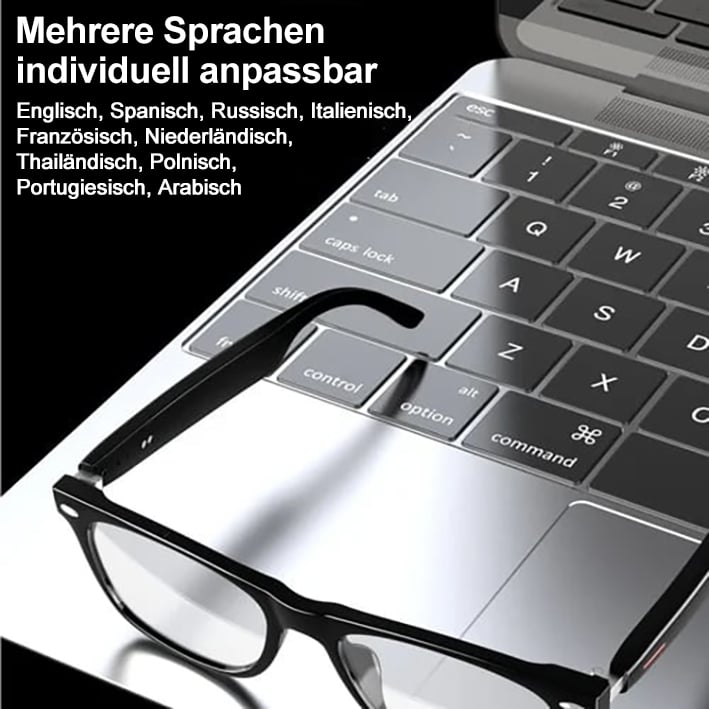 🔥Letzter Tag 49% Rabatt✨Super Black Technologie-Intelligente kabellose Kopfhörer-Sonnenbrille