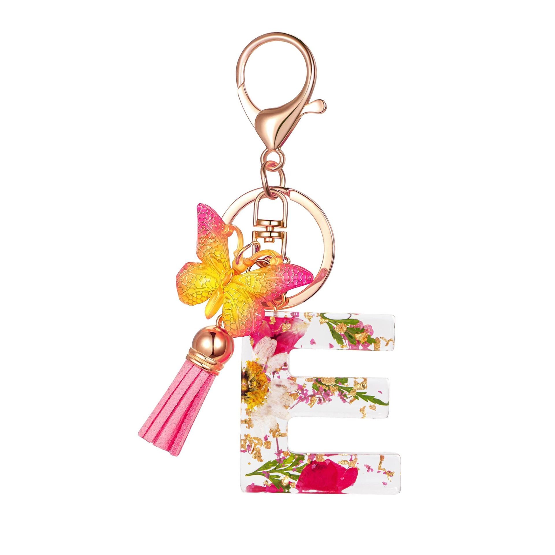 🎁TikTok Last Day Sale - 70% OFF🔥Initial Letter Keychains🦋