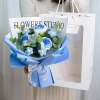 (🎁Best Mother's Day gift)Creative Roses hand woven wool bouquet