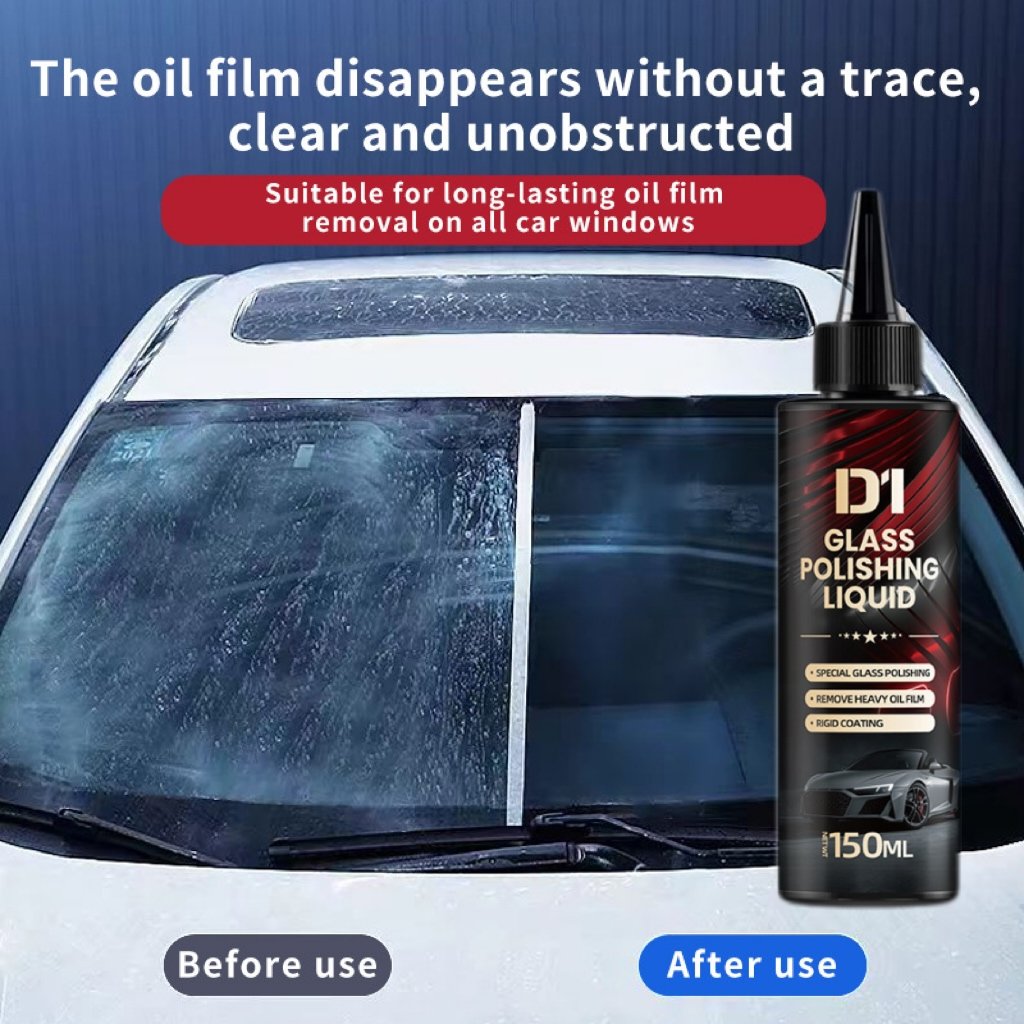 ⏰LAST DAY SALE 50% OFF - Car Glass Polishing Compound⚡BUY 2 GET 1 FREE