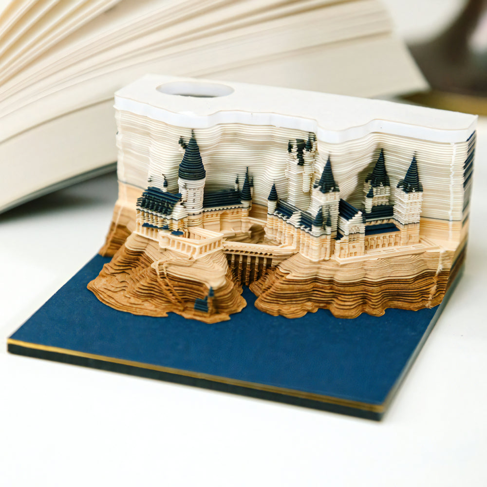 🏰3D Sticky Note Paper Sculpture