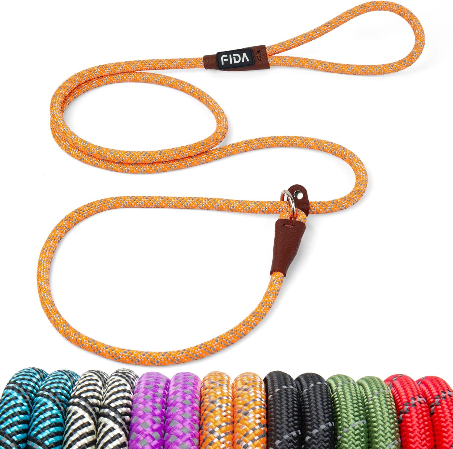 Fida Durable Slip Lead Dog Leash, 6 FT x 1/2