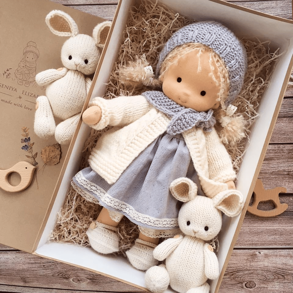 🔥LAST DAY SALE 50% OFF👧Handmade Waldorf Doll - Elena - 🚚Buy 1 Get Free Shipping