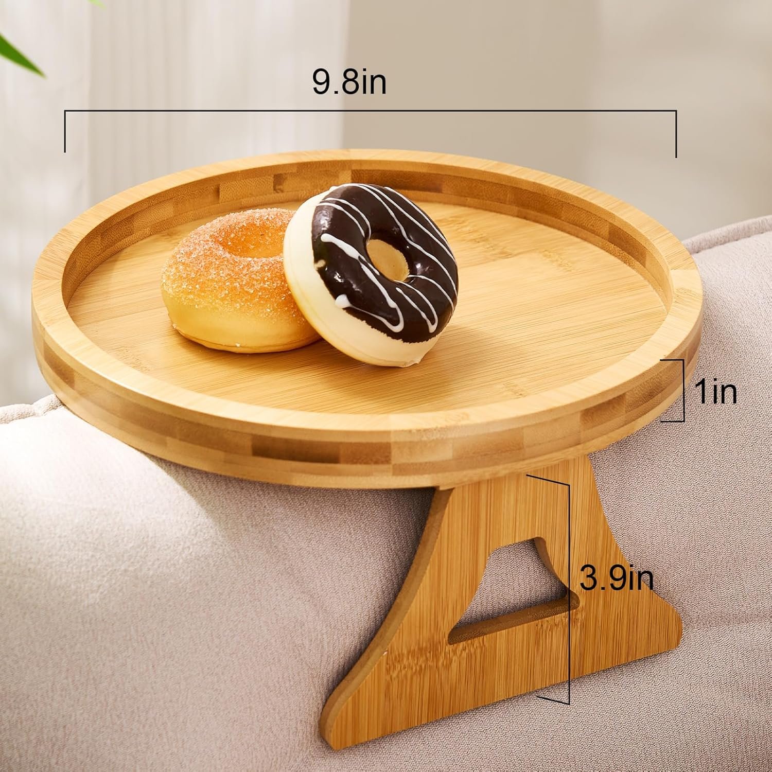 🔥2025 New Arrival - Bamboo Sofa Armrest Tray