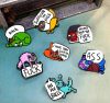 Funny Kitty Enamel Pin