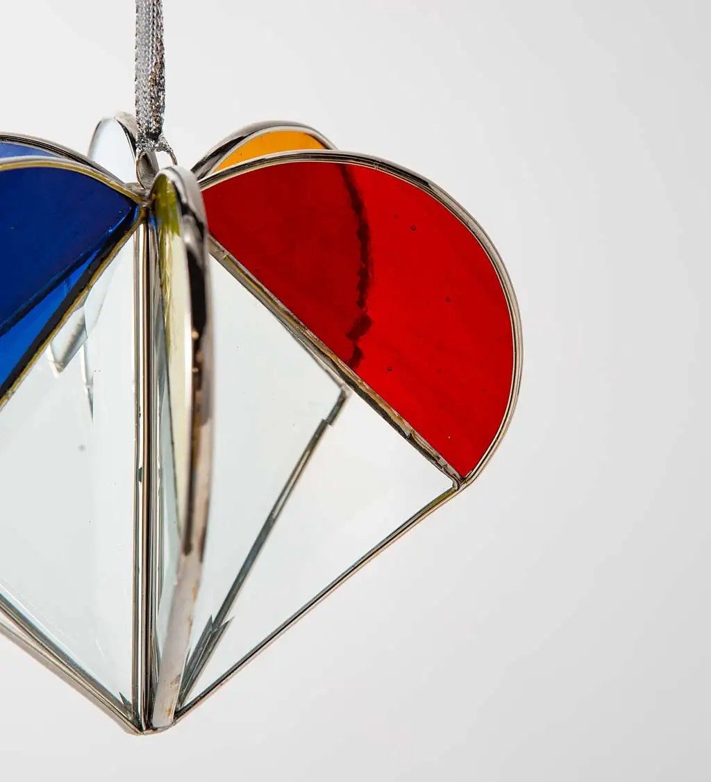 🔥Handmade Stained Heart-shaped Suncatcher-Buy 2 Get Free Shipping