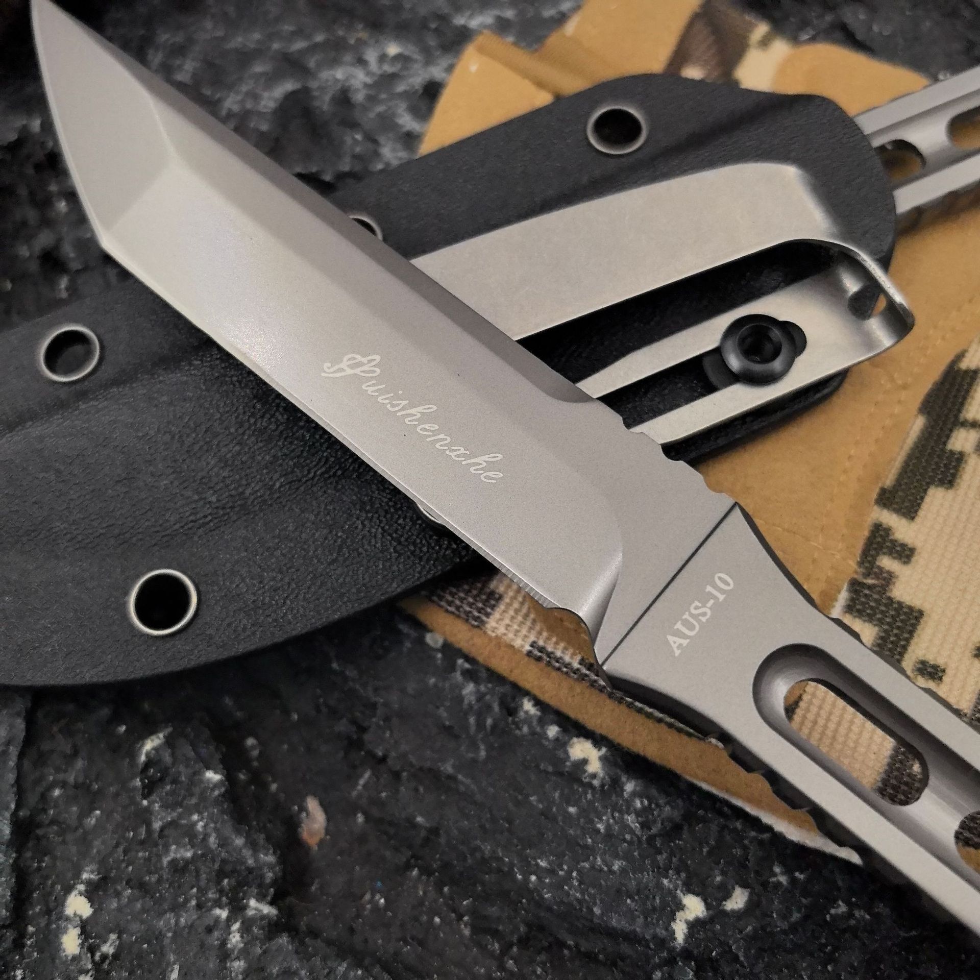 T-Ray DC53 Full Tang Fixed Blade Knife