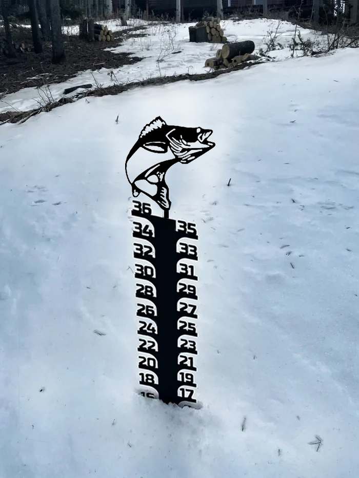 Iron Art Snow Gauge