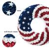 🔥Handmade Red White and Blue Roses Patriot Wreath - Ready to Ship