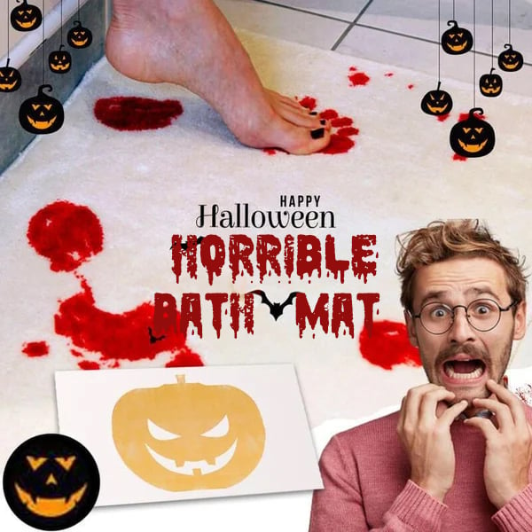 🎃Halloween Flash Sale 50% OFF - 👻Halloween Scary Color Changing Bath Mat