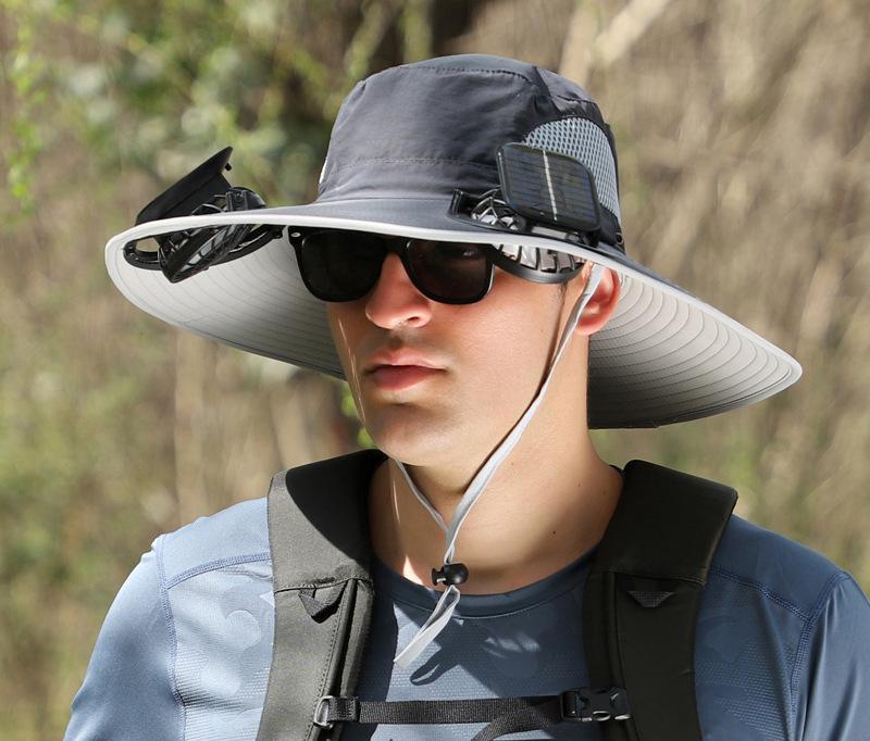 🎁Best father‘s Day Gifts❤2025 New Ultralight Solar Fan Sun Hat 🌞– Lighter Than a Baseball!⚾(Only 11oz)