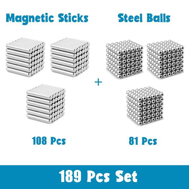 (Easter Promotion- 50% OFF) DIY Magnetic Sticks And Balls- Buy 2 Free Shipping