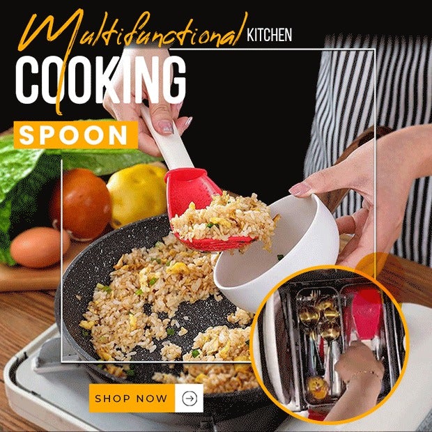 (New Year Hot Sale- 50% OFF) Multifunctional Kitchen Cooking Spoon