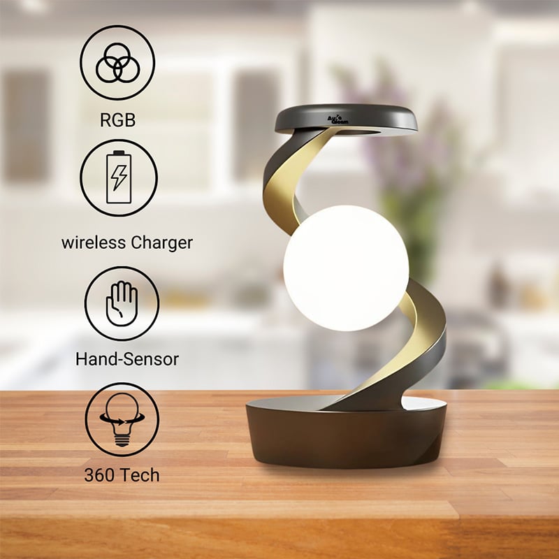 🔥Last Day Promotion 48% OFF-🎁-Visual Art Levitation Moon Wireless Charging Atmosphere Lamp