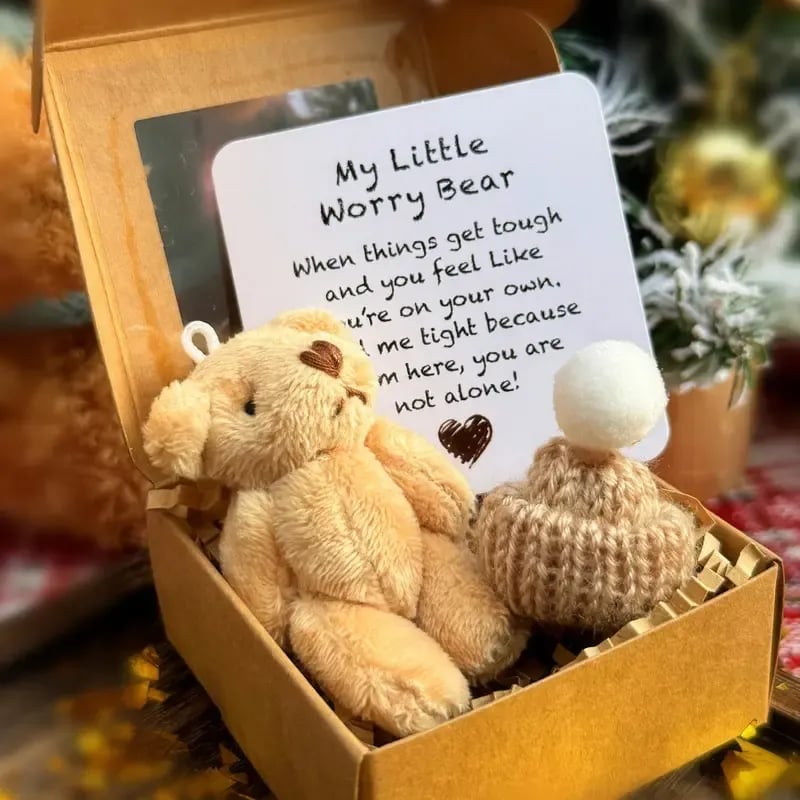 ⏰LAST DAY SALE 50% OFF🎁Handmade Mini Plush Teddy Bear in Box
