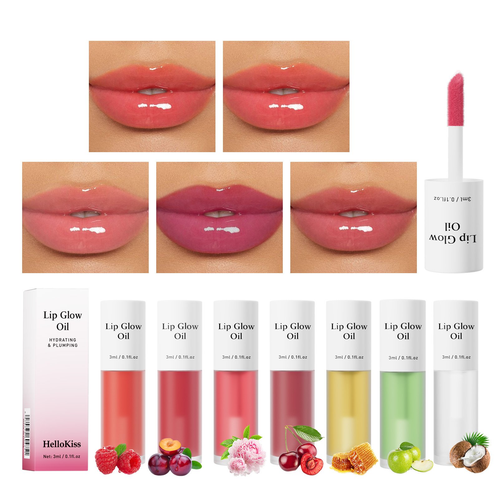 💋 Get the Perfect Pout✨ Tinted Lip Glow Oil - For Lush, Hydrated Lips with a Natural Glow! 💖