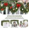 ⛄2025 Christmas 6 FT 2 Pcs Artificial Cedar Garlands