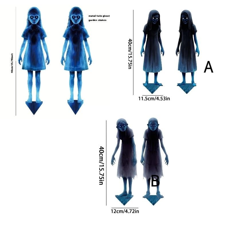 🎃Halloween Pre-sale 60% OFF👻2-PACK Halloween Ghost Stake Yard Decoration【Buy 2 Free Shipping】