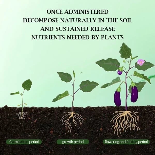 🔥Last Day Promotion - 60% OFF🎁🍀🍁🌱Gardening Universal Slow-Release Tablet Organic Fertilizer