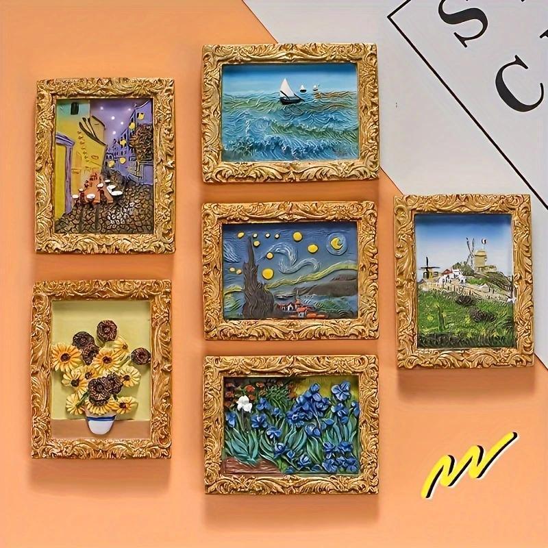 🎉Letzter Tag 49% Rabatt🔥Van Gogh inspiriertes Kühlschrankmagnet-Set