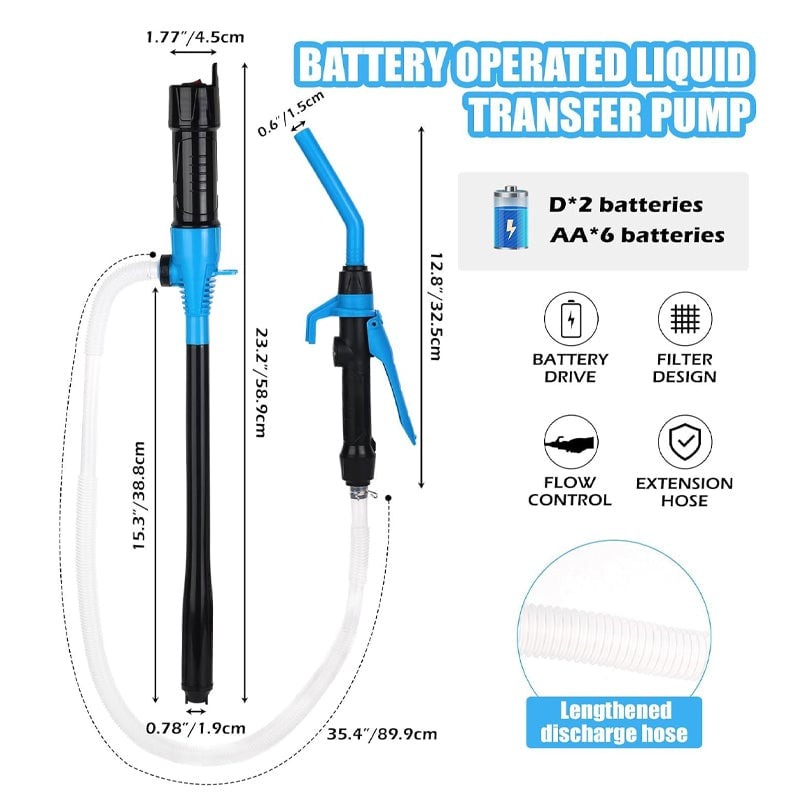 CHRISTMAS LIMITED OFFER- Portable Power Battery Pump