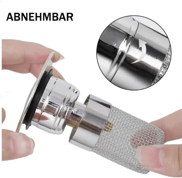 🚰Universelles Abflusssieb aus Edelstahl (2 KAUFEN, 1 GRATIS)🎁