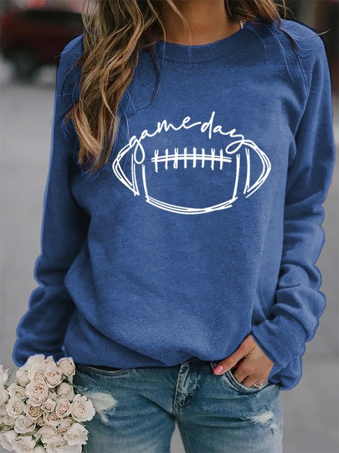 Women's Gameday Football Lover Casual Sweatshirt