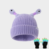 Last Day Promotion 70% OFF - 🔥-Winter Parent-Child Cute Glowing Little Monster Knit Hat