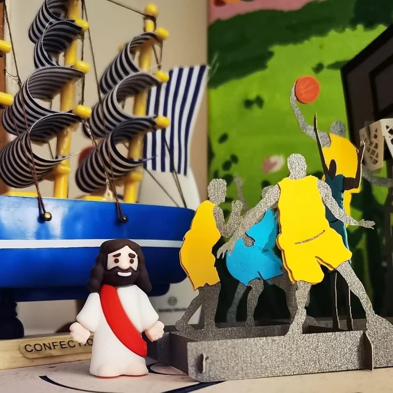 (🌲Early Christmas Sale - 49% OFF) ✝️Mini Jesus Figurine, 🔥BUY 20 GET 30 FREE (50 PCS) & FREE SHIPPING