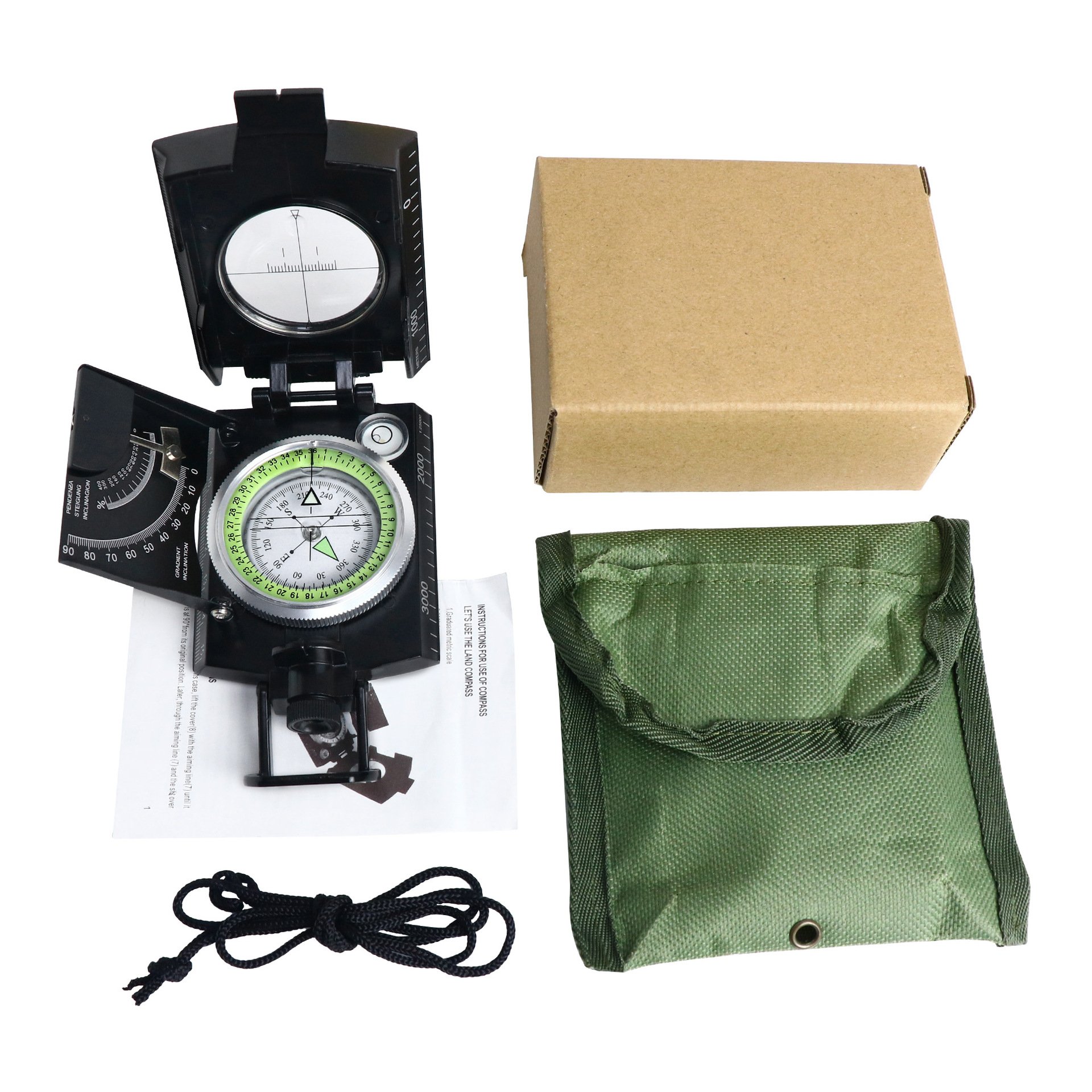 (⏰Last Day Promotion-60%OFF)Multifunctional Military Aiming Navigation Compass Compass