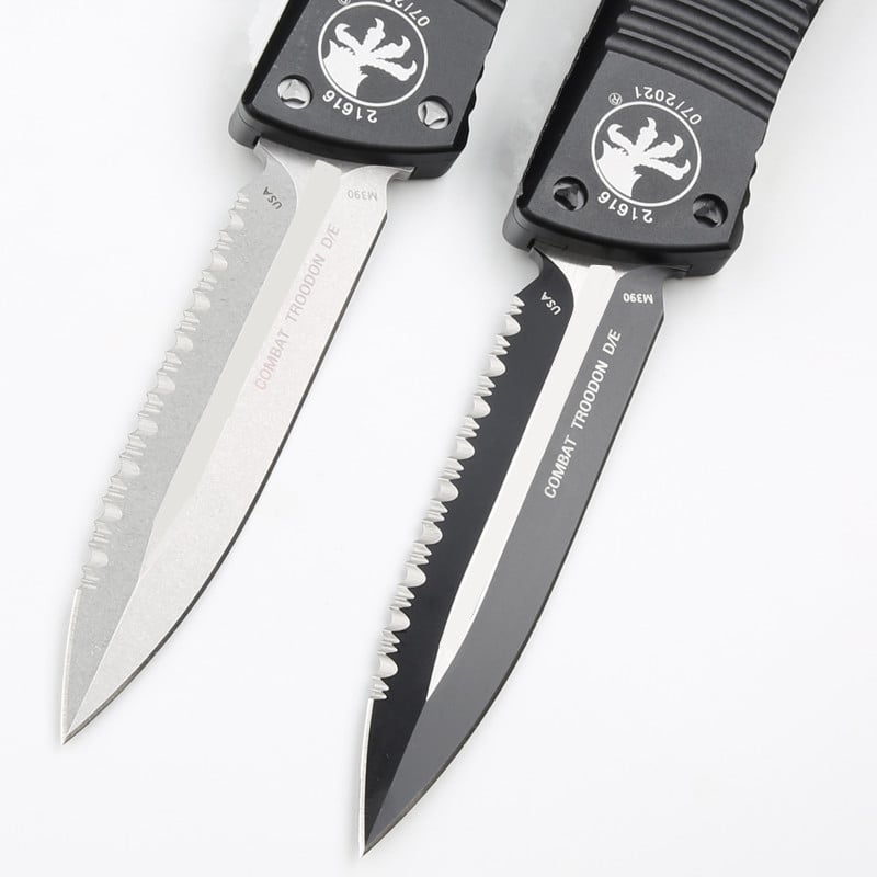 Microtech D2 Steel Aviation Aluminum Tactical Camping Self-Defense Knife