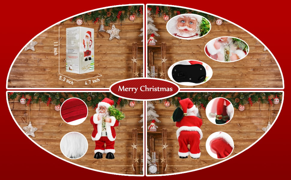 (🎄EARLY CHRISTMAS SALE - 50% OFF) 🎁Jiggle Butt Santa Toys✨