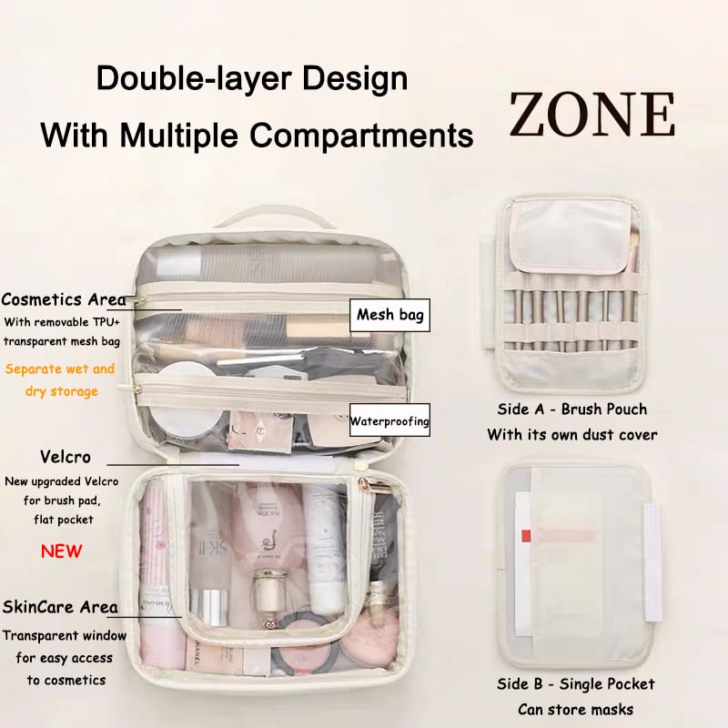 💥Official 10 Billion Subsidy✨Multi-Compartment Portable Toiletry Cosmetics Bag&Buy 2 Free Shipping