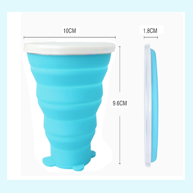 (Christmas Big Sale- 50% Off) Portable Foldable Cup with Lids- Buy 4 Free Shipping