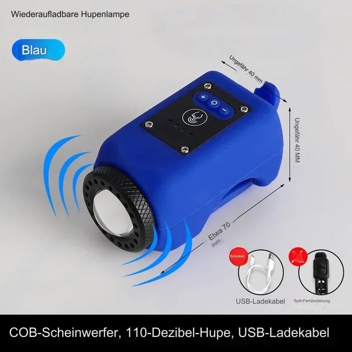 ✨Letzter Tag 49 % Rabatt🔥 Elektronische Hupenklingel für Mountainbikes