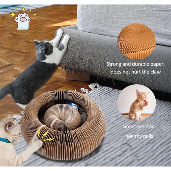 Year-End Clearance - 48% Off!🔥Magic Organ Cat Scratching Board(Includes bell ball)