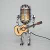 New Year's Sale🔥LAST DAY 70% OFF🎁Vintage Metal Microphone Robot Desk Lamp🎸