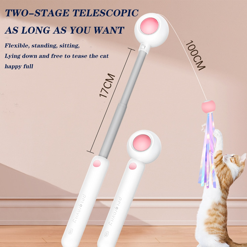 (🎄CHRISTMAS SALE NOW-48% OFF) Pet Telescopic Laser Teasing Stick