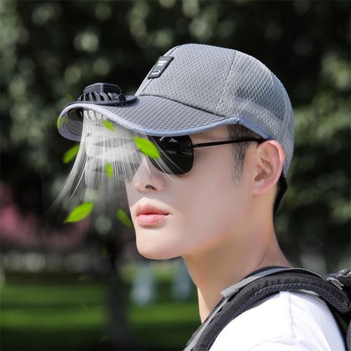 🎁TikTok Last Day Sale - 70% OFF🎉2025 New Ultralight UV Protection Baseball Cap with Solar Fan