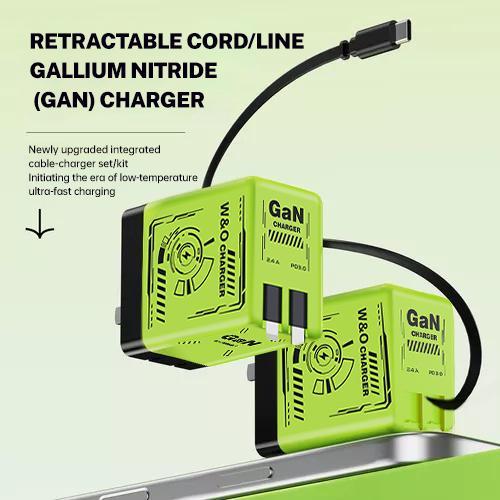 🔥Letzter Tag 50% Rabatt- ⚡4-in-1-GaN-kompatibel mit Schnellladegerät