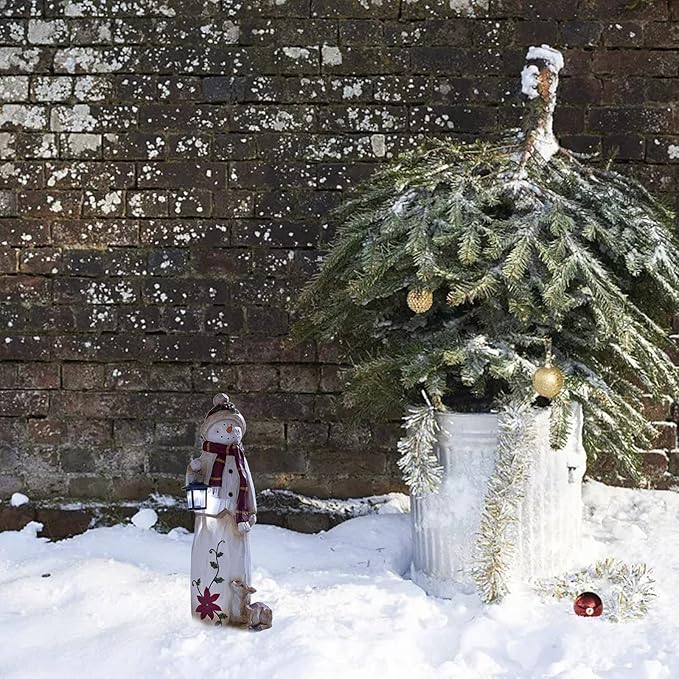 🔥Christmas Early Bird Sale -🎄⛄Handmade Snowman with Lantern