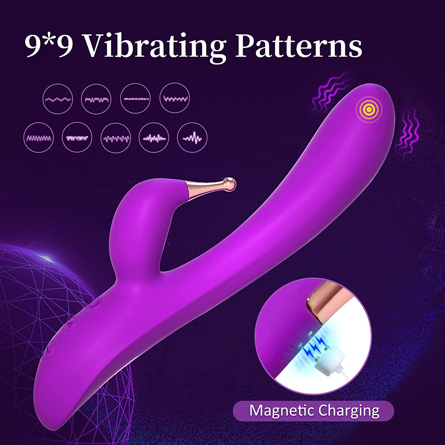 SHEMESIX - Female Masturbation Vibrator - Rabbit Dildo Vibrator Sex Toy