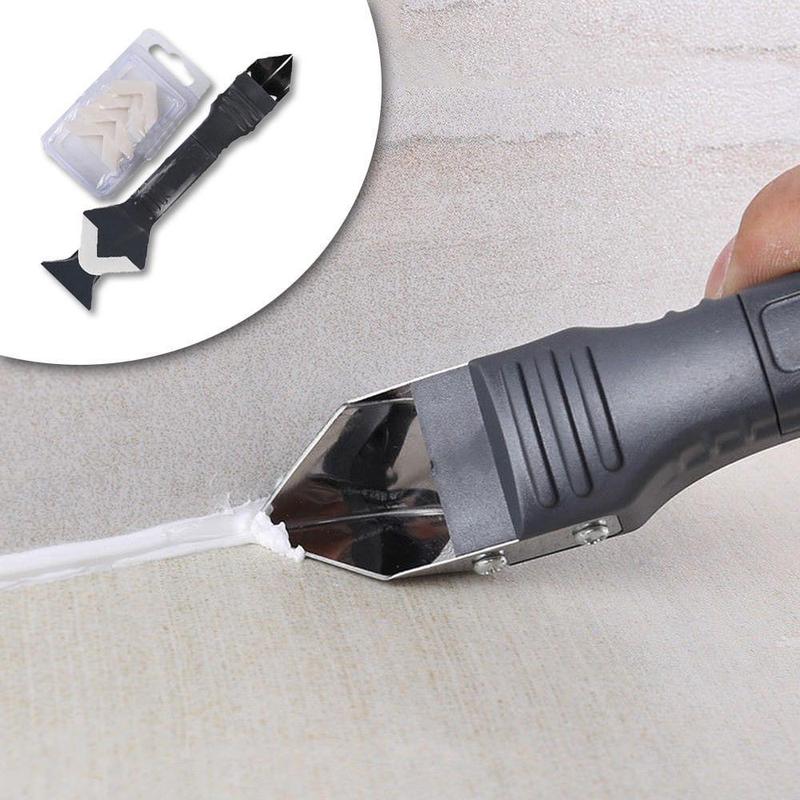 Silicone Trowel, Residue Scraper, Sharp Blade Silicone Caulking Tools, No Damage to The Wall Surfaces.