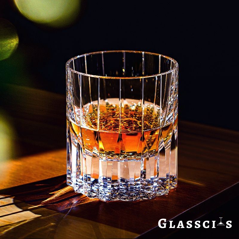 Crystal Star Cut Edo Kiriko Whiskey Glass