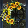 🌻Sunflower bow & Watering can Wreath🌺