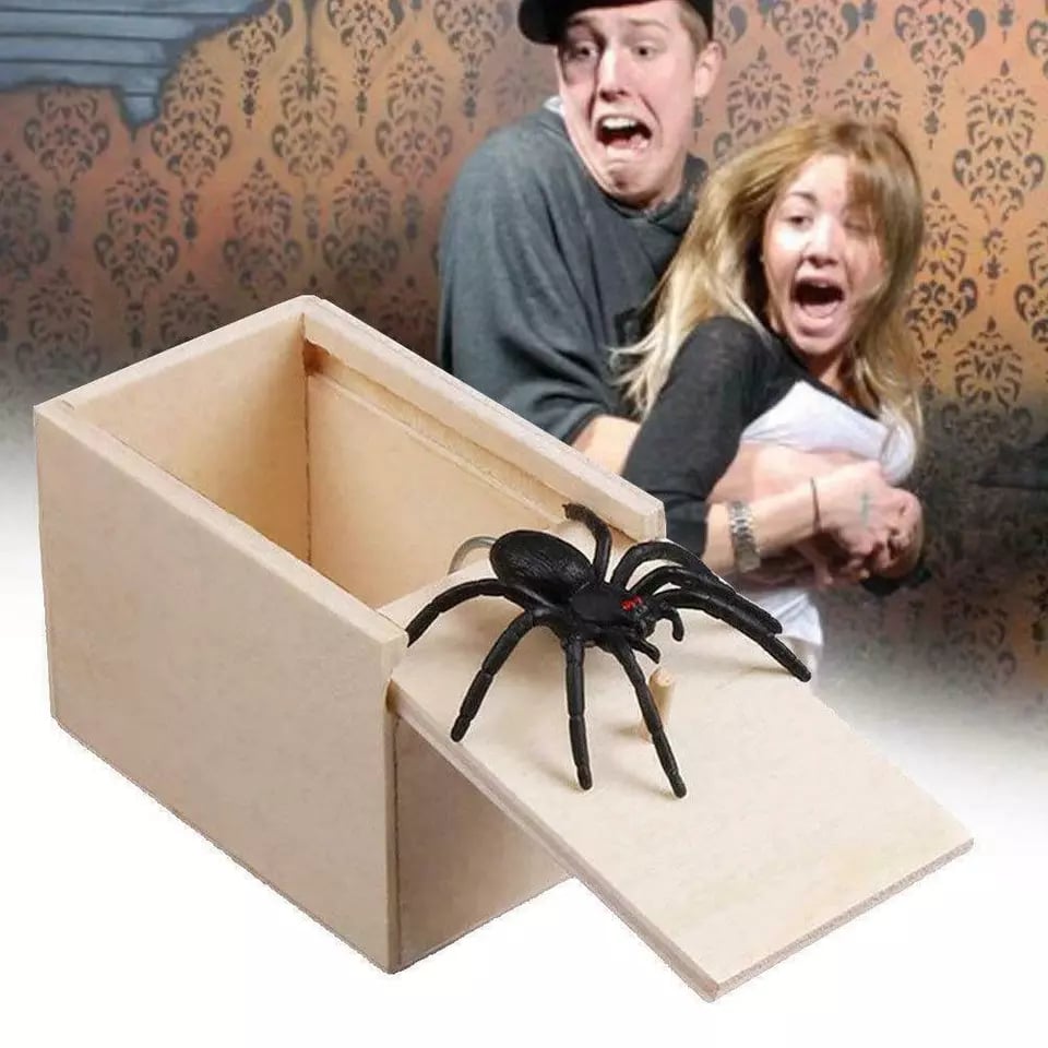 ⚡Heißer Verkauf⚡🤣verrückte Streich-Geschenkbox mit Spinne