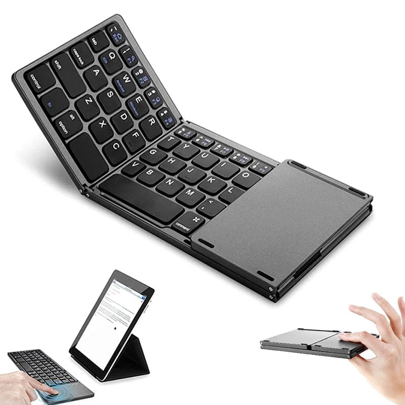 🔥Last Day 50% OFF🔥 - Foldable Bluetooth Keyboard with Touchpad