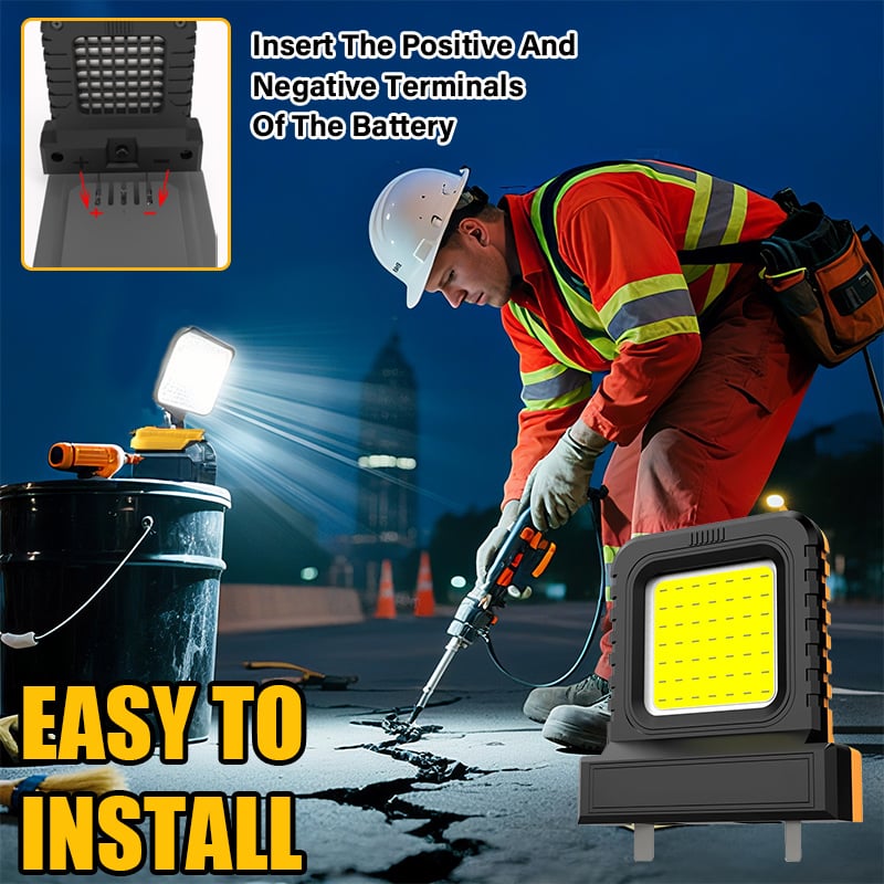 🎁Last Day Sale - 70% OFF🎉High brightness floodlight - for all power tool batteries