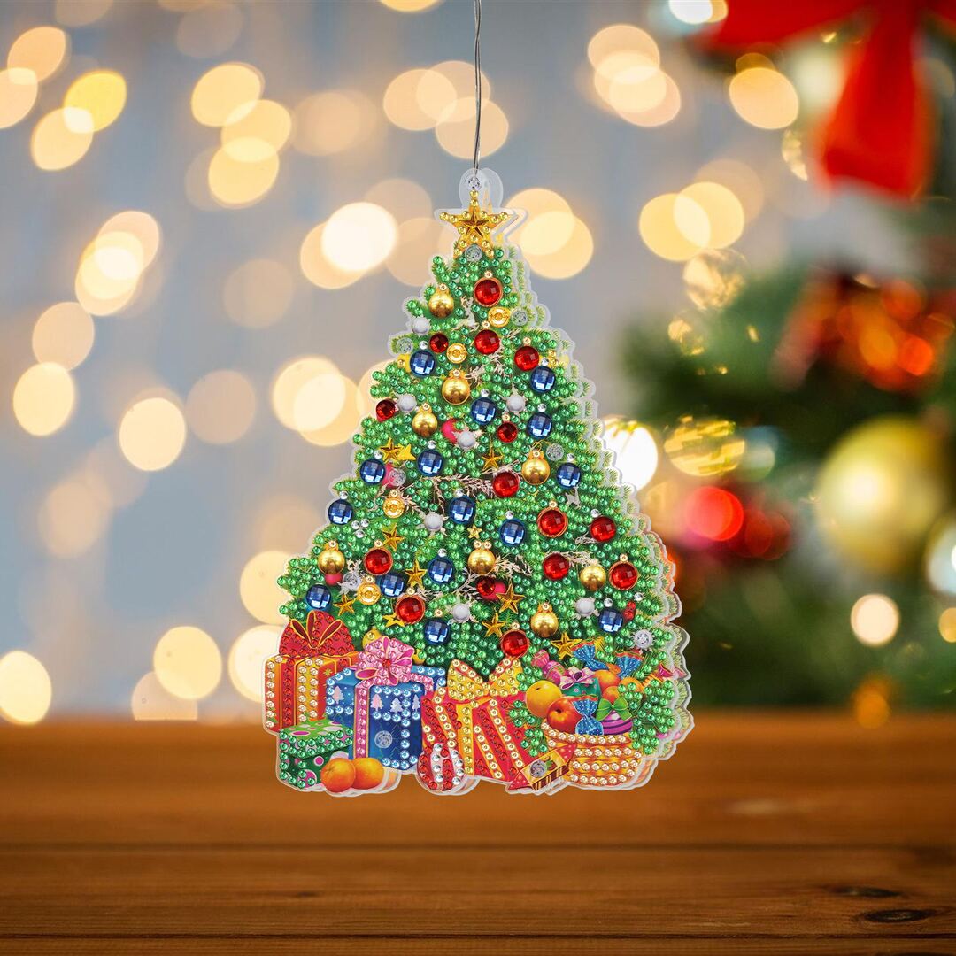 ✨Christmas Sale- Get 50% OFF🎁5D Diamond Painting Christmas Hanging Light