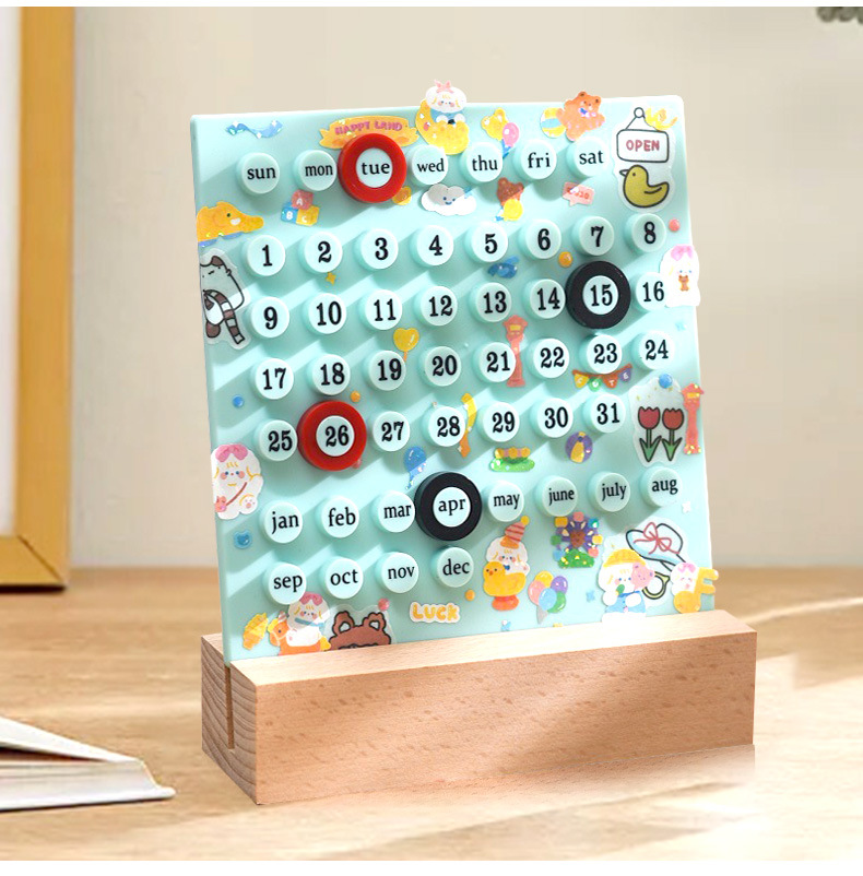 (🎉Early Christmas Hot Sale  -50% OFF)Manual DIY Ring Table Calendar  (🔥BUY 2 GET FREE SHIPPING)